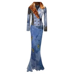 Christian Dior John Galliano for Christian Dior Vintage Dress & Jacket Fall/Winter 2001 Size 36FR