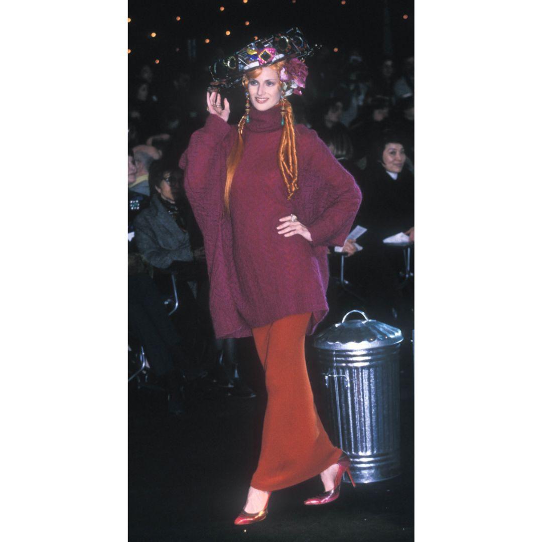 Robe longue grise vintage Christian Dior John Galliano  automne/hiver 1998, taille S Pour femmes en vente
