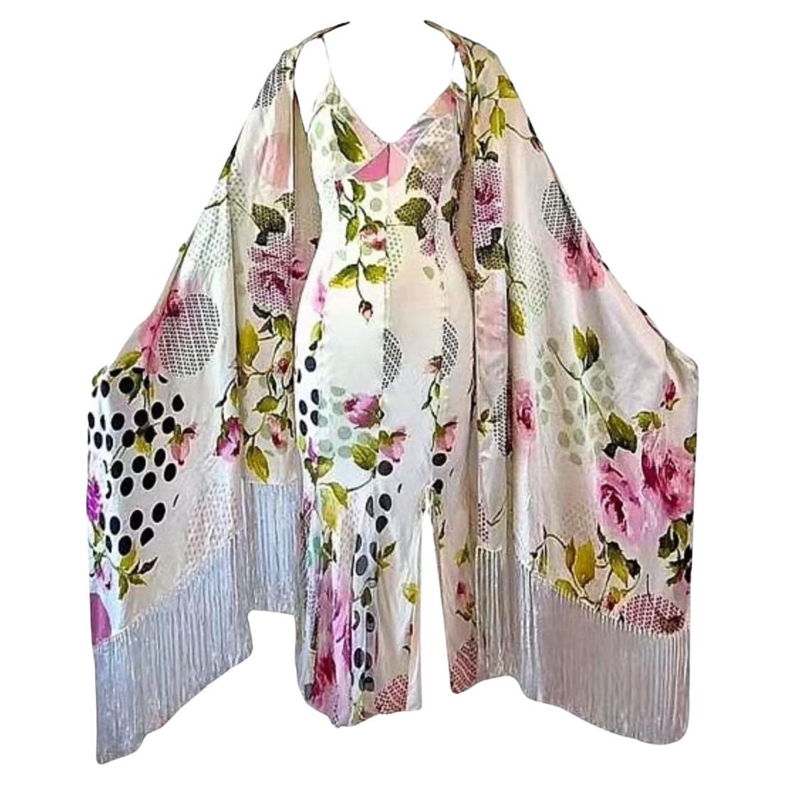 Christian Dior John Galliano Vintage Silk Dress Spring/Summer 2004 Size 36FR For Sale