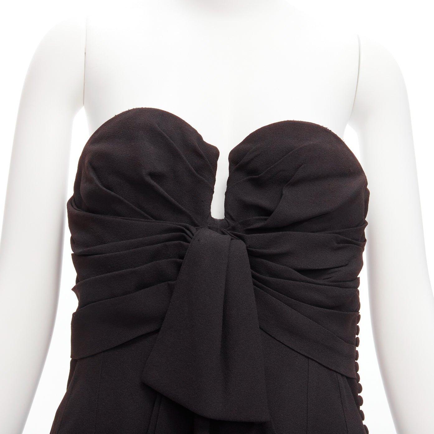 CHRISTIAN DIOR John Galliano Vintage U neckline strapless goddess dress FR38 M
Reference: TGAS/D00364
Brand: Dior
Designer: John Galliano
Material: Acetate, Viscose
Color: Black
Pattern: Solid
Closure: Button
Lining: Black Fabric
Extra Details: Side