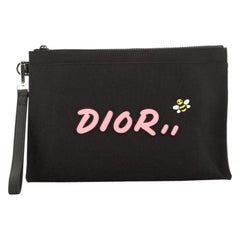 Christian Dior KAWS Wristlet Pouch Nylon