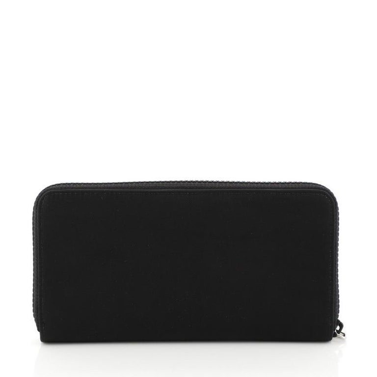 Christian Dior KAWS Zip Around Wallet Nylon with Applique at 1stDibs