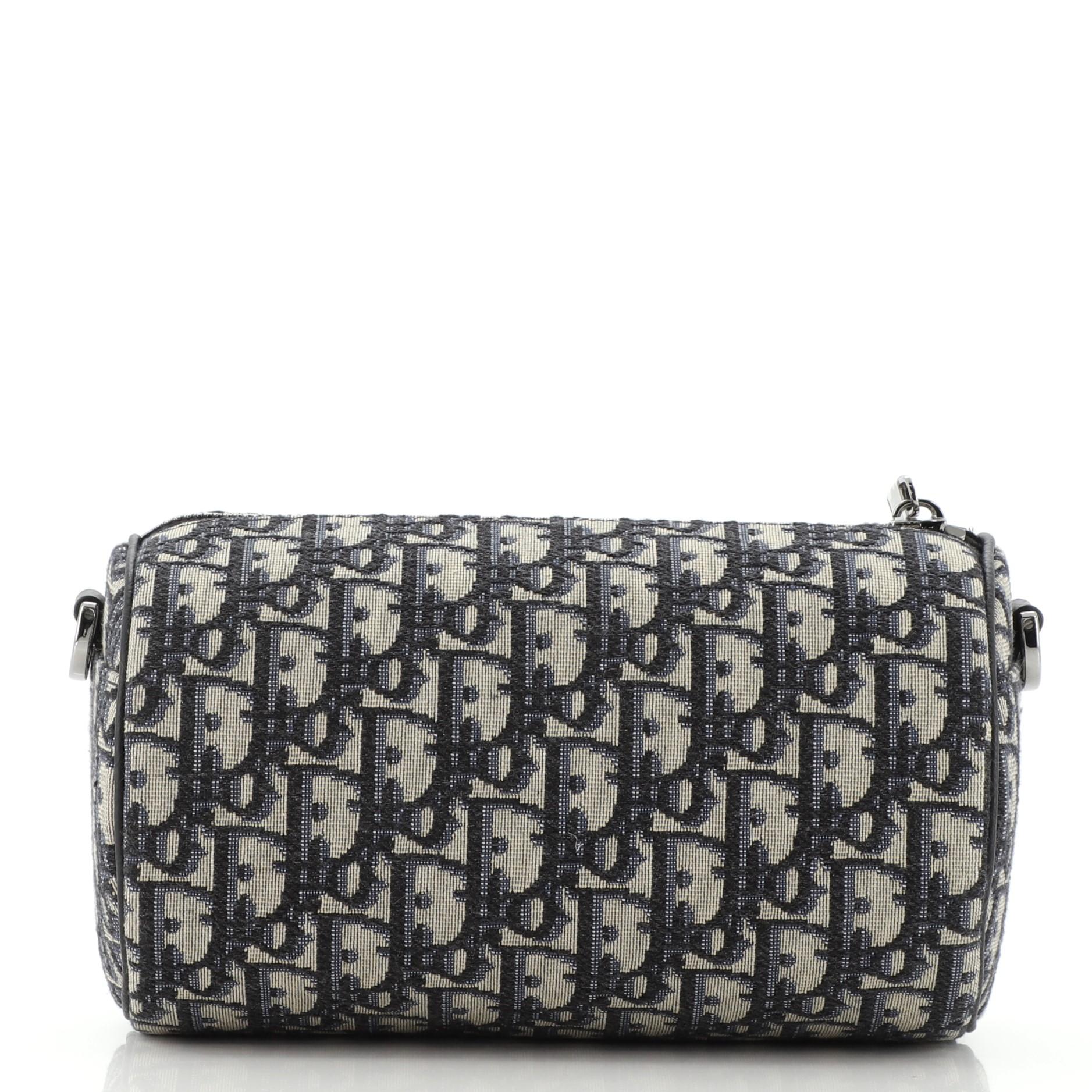 Christian Dior Kenny Scharf Roller Messenger Bag aus besticktem Segeltuch im Zustand „Gut“ in NY, NY