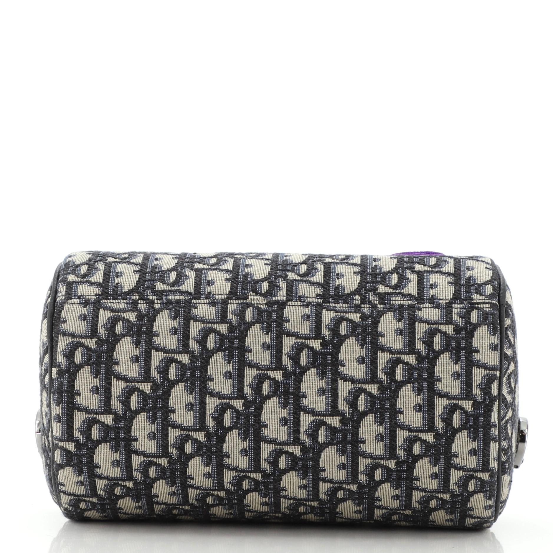 Christian Dior Kenny Scharf Roller Messenger Bag aus besticktem Segeltuch für Damen oder Herren