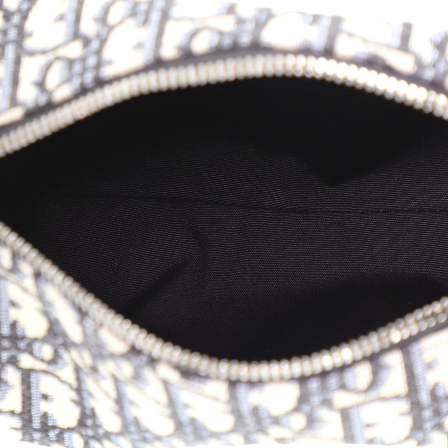 Christian Dior Kenny Scharf Roller Messenger Bag aus besticktem Segeltuch 1
