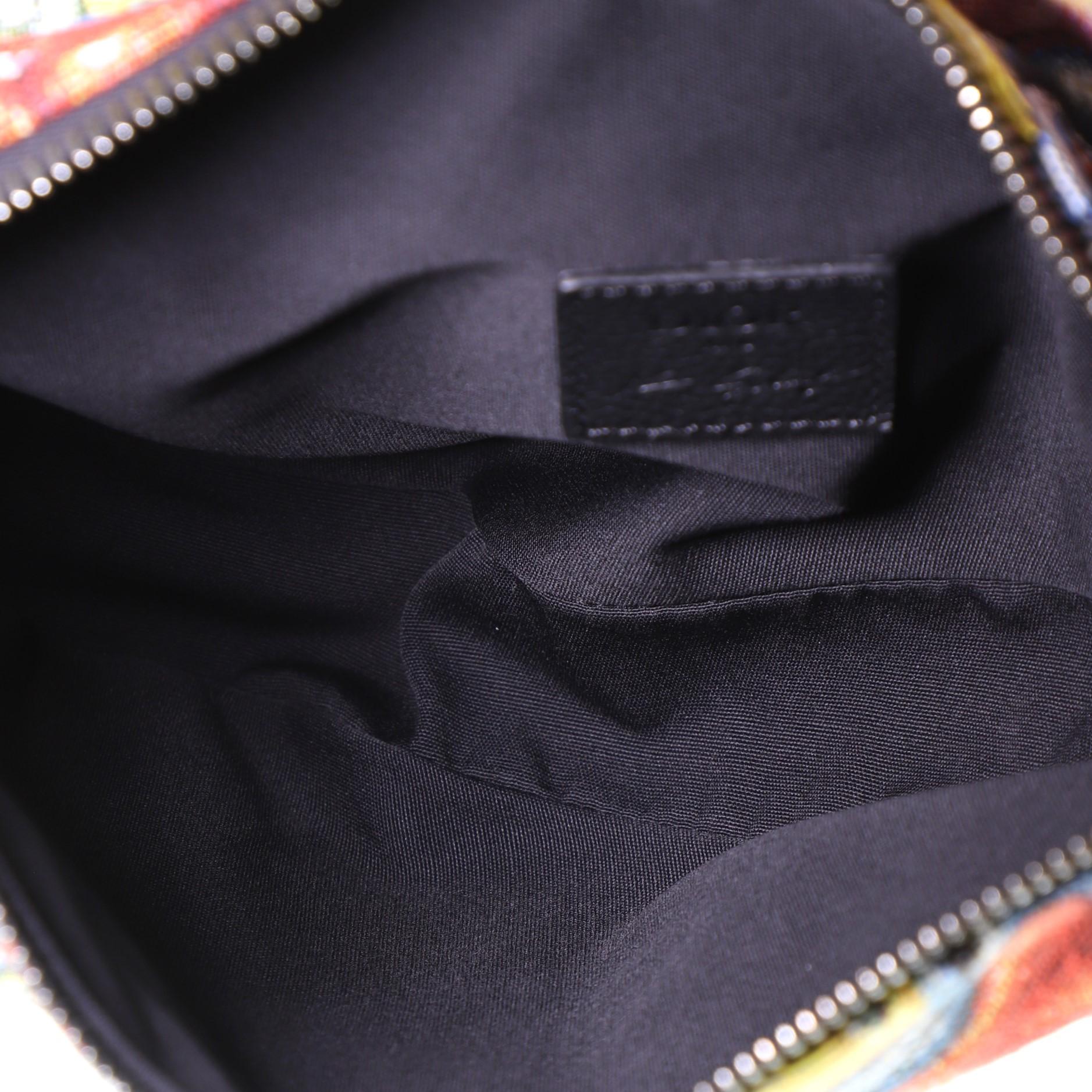 Christian Dior Kenny Scharf Saddle Crossbody Bag Jacquard 1