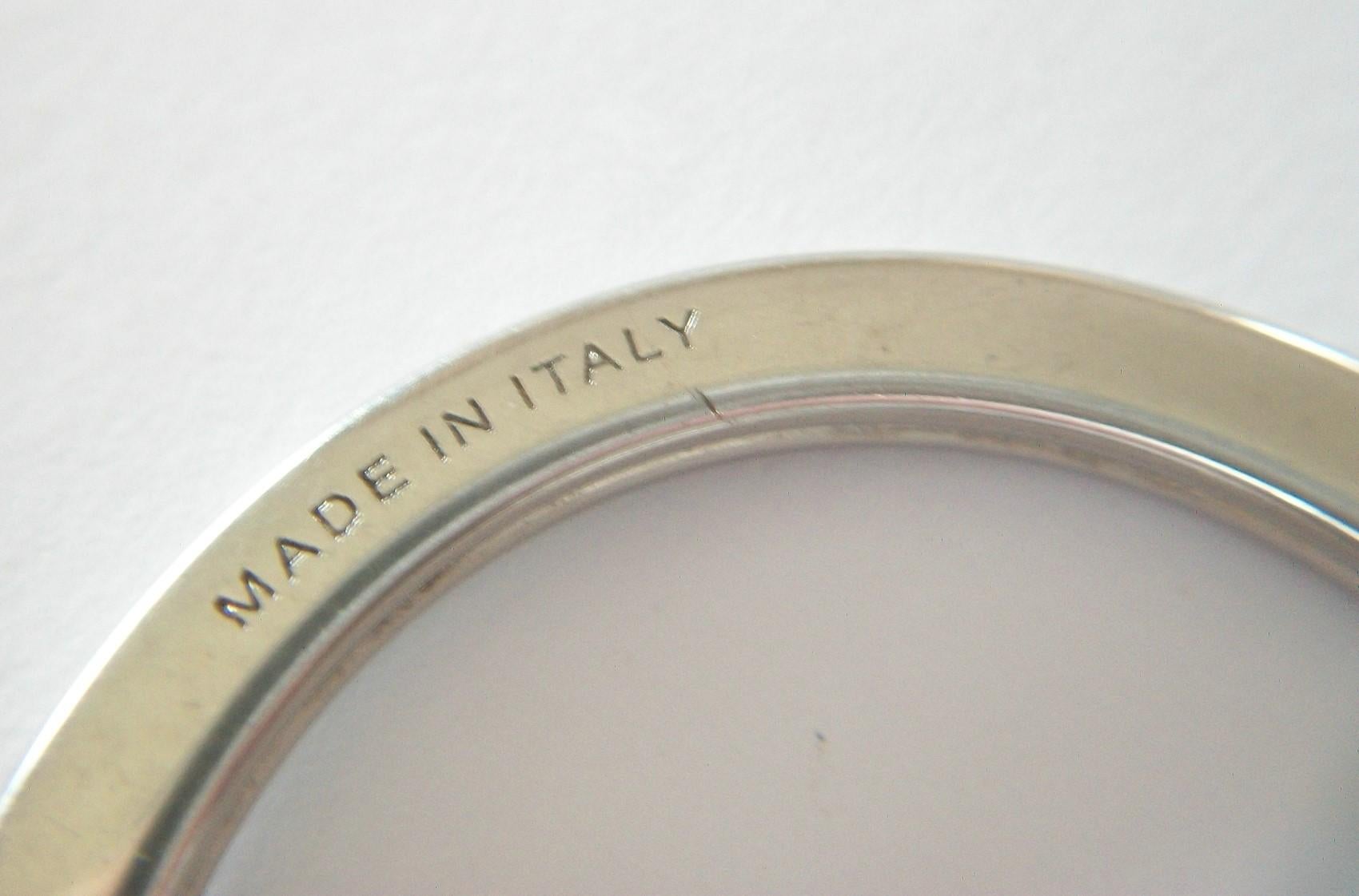 CHRISTIAN DIOR – Schlüsselanhänger mit Emaille-Anhängern – hergestellt in Italien – ca. 1990er Jahre im Angebot 5