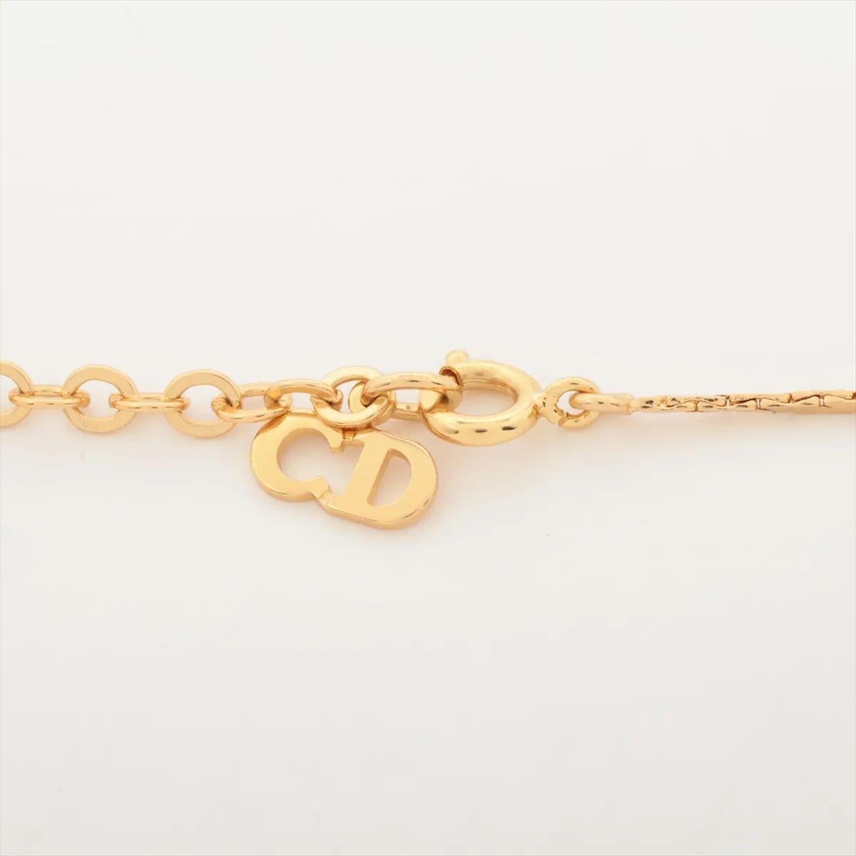 Christian Dior Knoten-Herz-Anhänger-Halskette Damen im Angebot