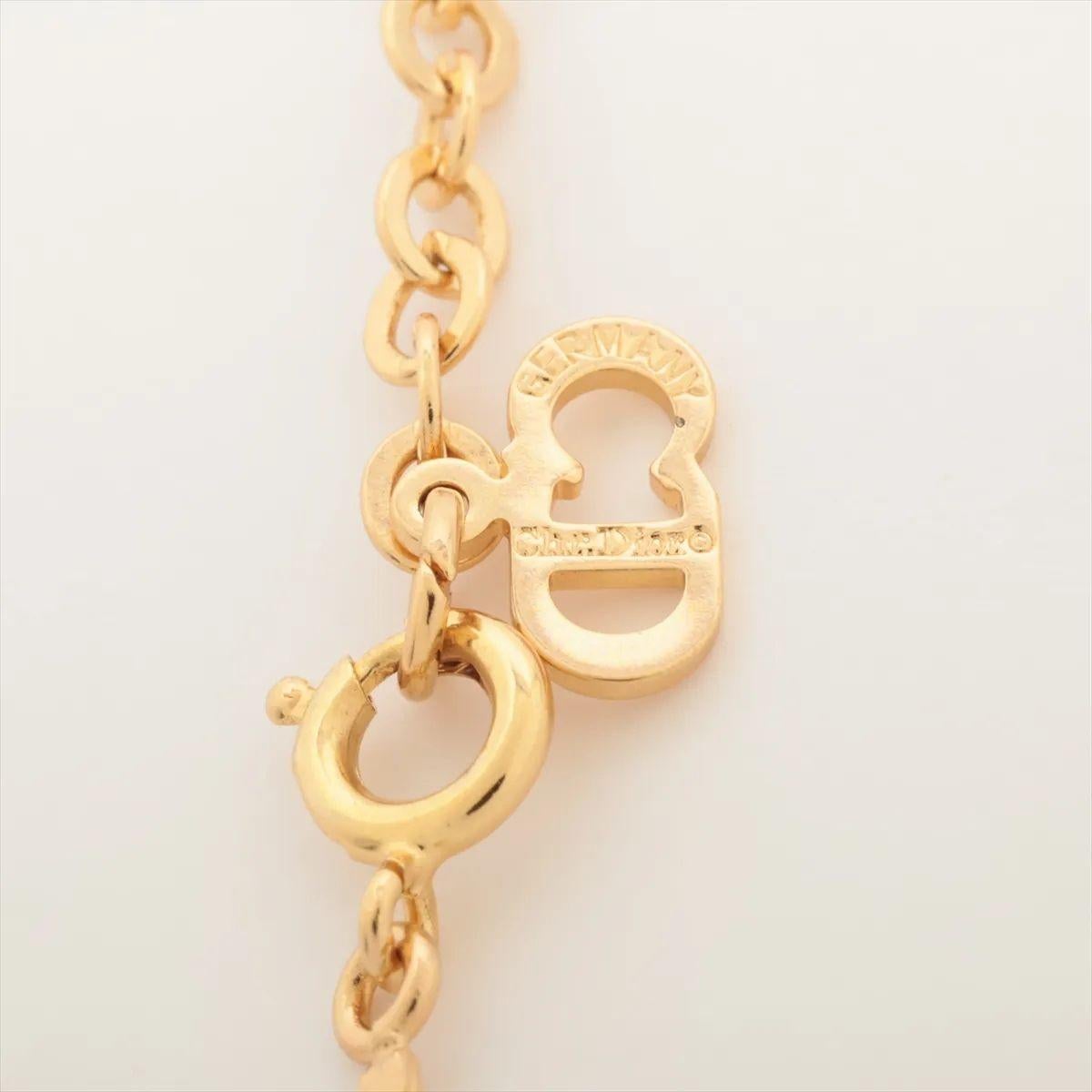 Christian Dior Knoten-Herz-Anhänger-Halskette im Angebot 1