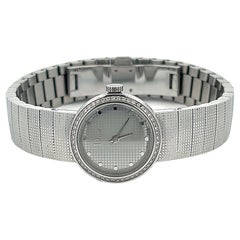 Christian Dior "La D De Dior" Baby D Lady's Stainless Steel Diamond Watch