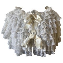 Christian Dior  Lace Capelet with Satin Bows, circa late 20th century