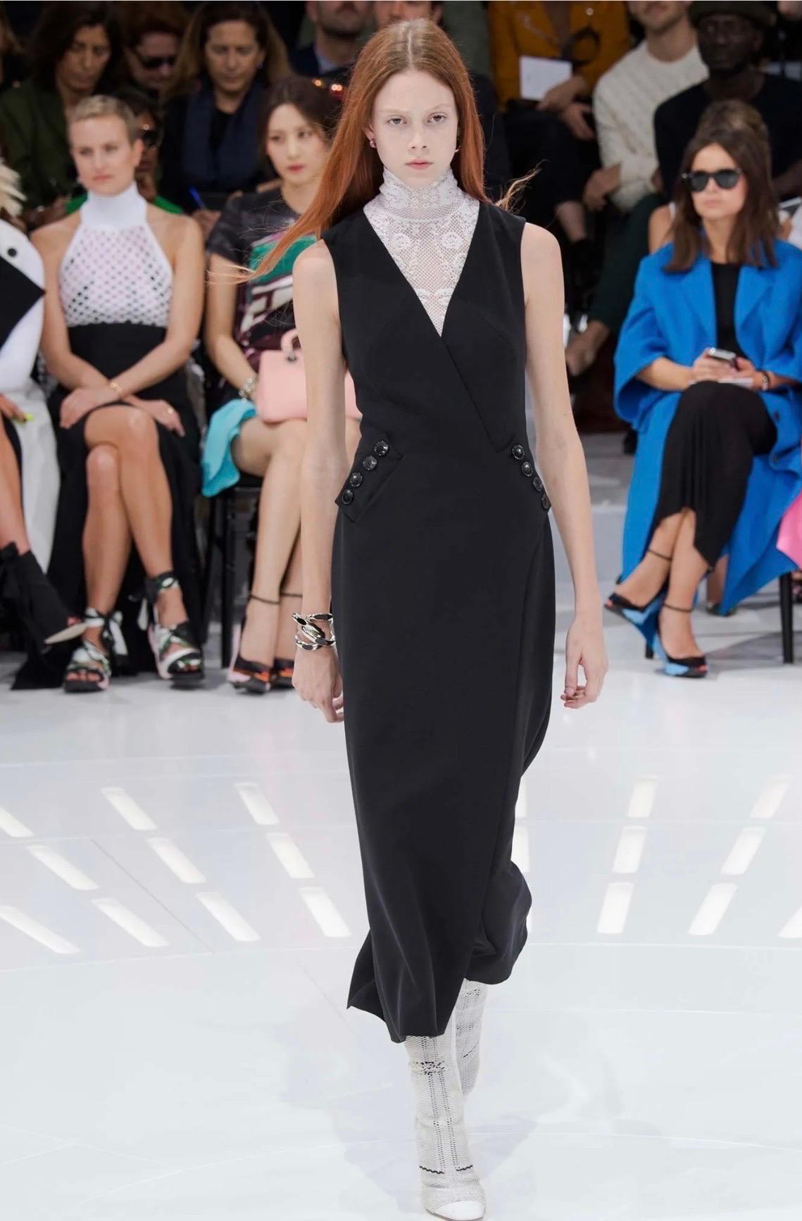 Camicetta in pizzo, uncinetto e seta di Christian Dior In condizioni ottime in vendita a CACHAN, FR