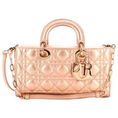Christian Dior Lady D-Joy Bag Cannage Quilt Lambskin Medium