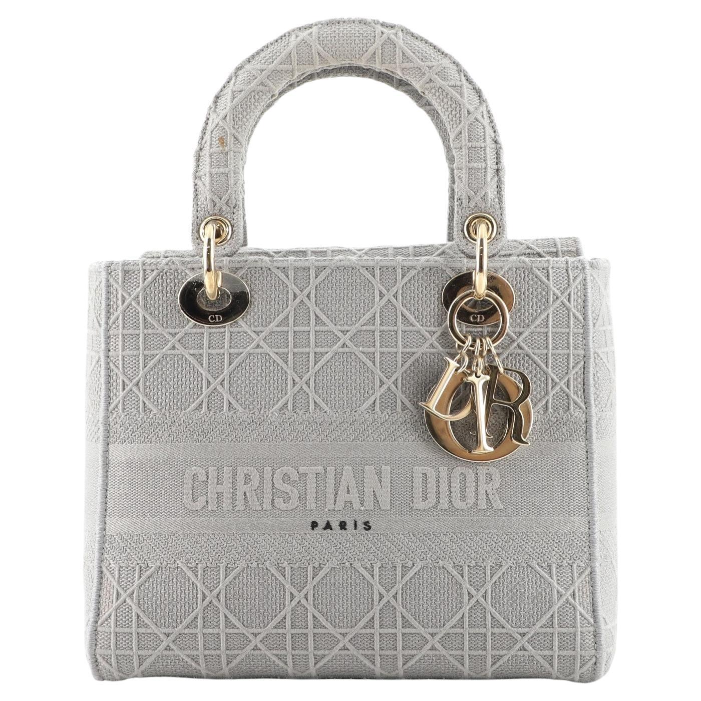 Christian Dior Lady Dior Art Bag Limited Edition Chris Martin Printed