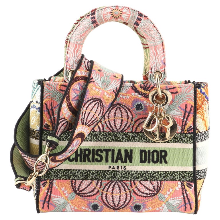 Christian Dior Lady D-Lite Bag Embroidered Canvas Medium at 1stDibs  christian  dior lady d-lite bag embroidered canvas medium, dior medium lady d-lite  bag, lady dior lite