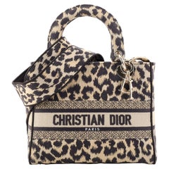 Christian Dior Lady D-Lite Tasche Mizza aus besticktem Segeltuch Medium