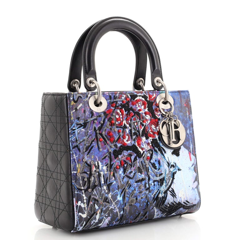 Christian Dior Lady Dior Art Bag Limited Edition Betty Mariani ...
