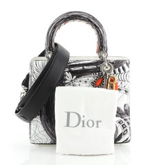Christian Dior Lady Dior Art Bag Limited Edition Jack Pierson Quilted Lea