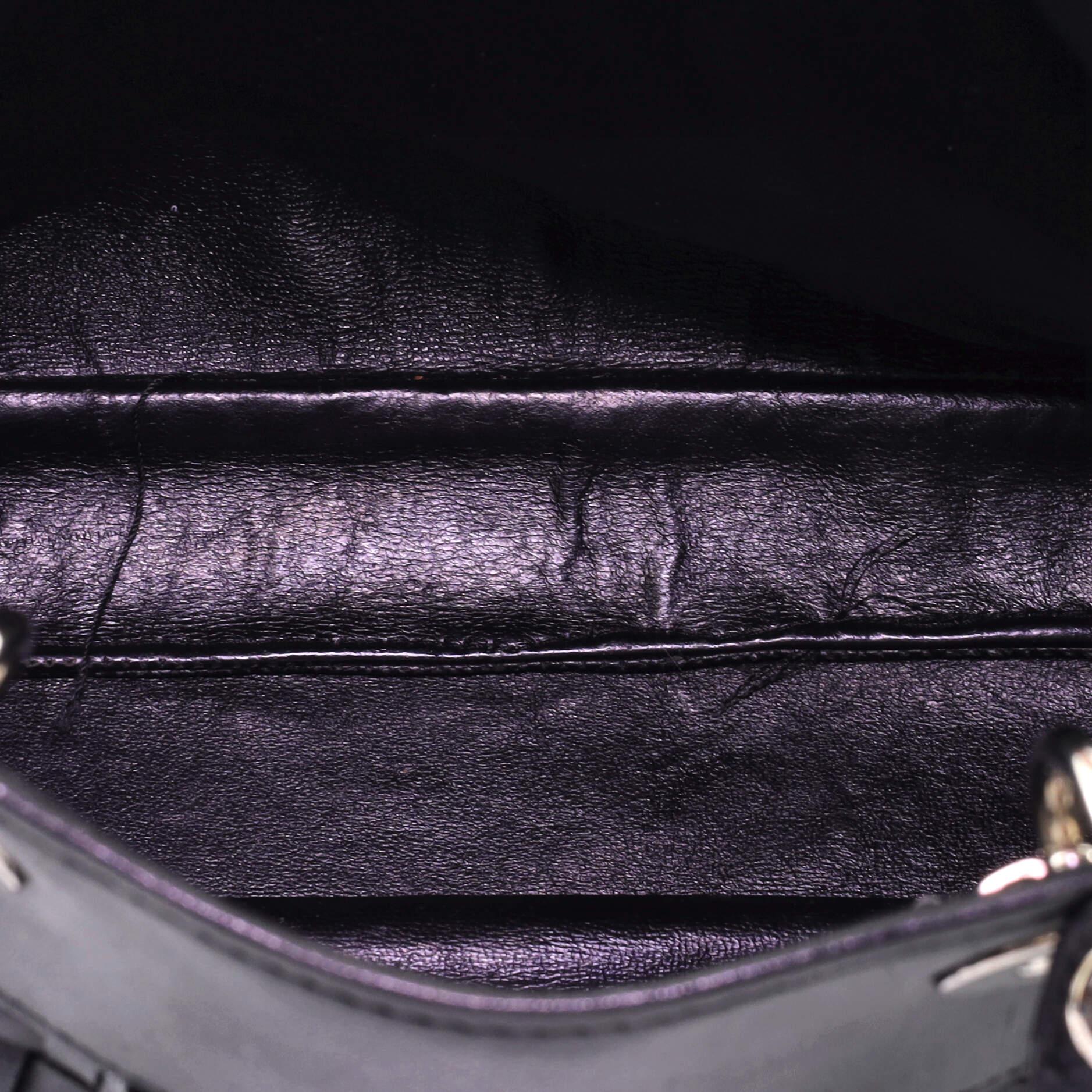 Christian Dior Lady Dior Avenue Bag Woven Leather Medium In Fair Condition In NY, NY