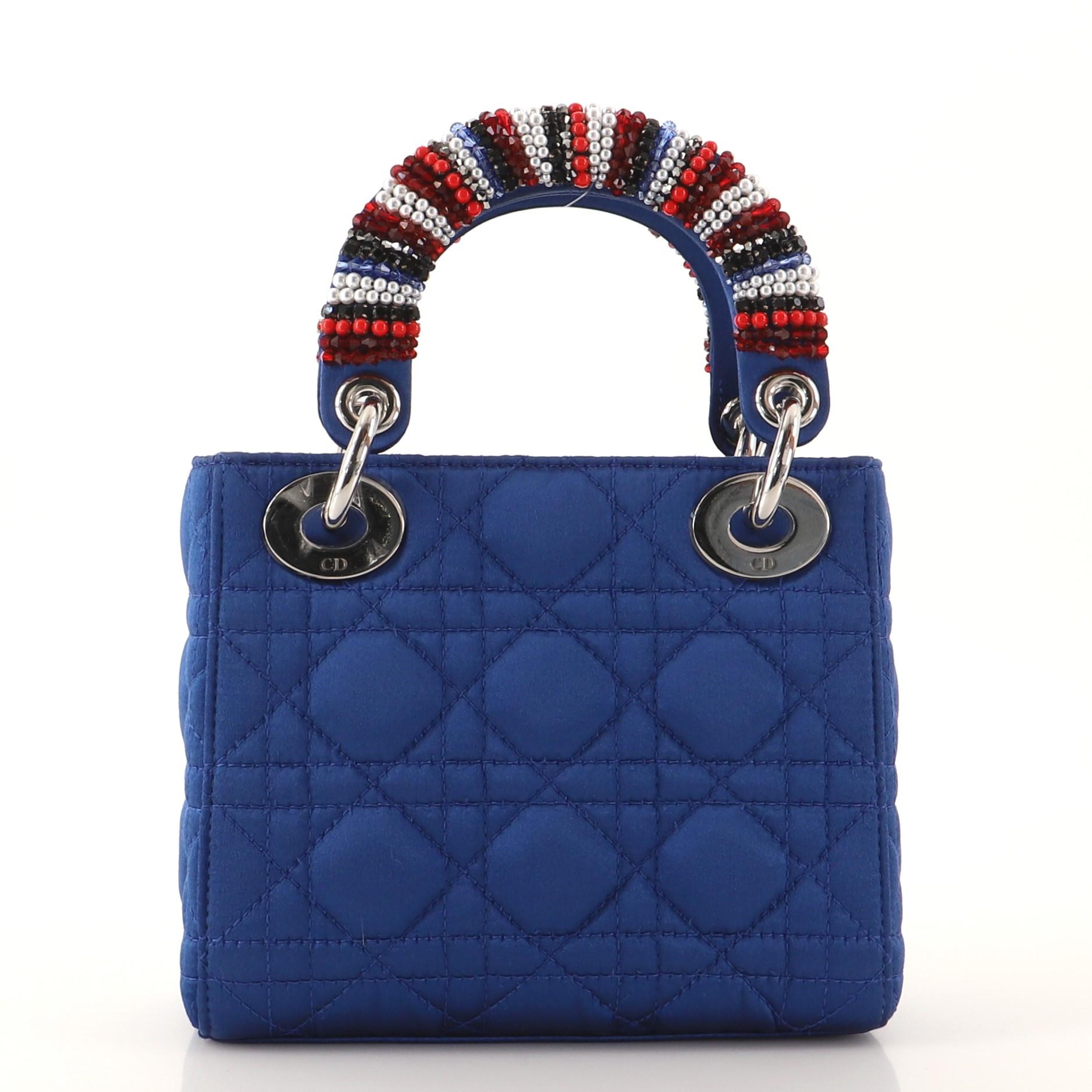 christian dior blue handbag