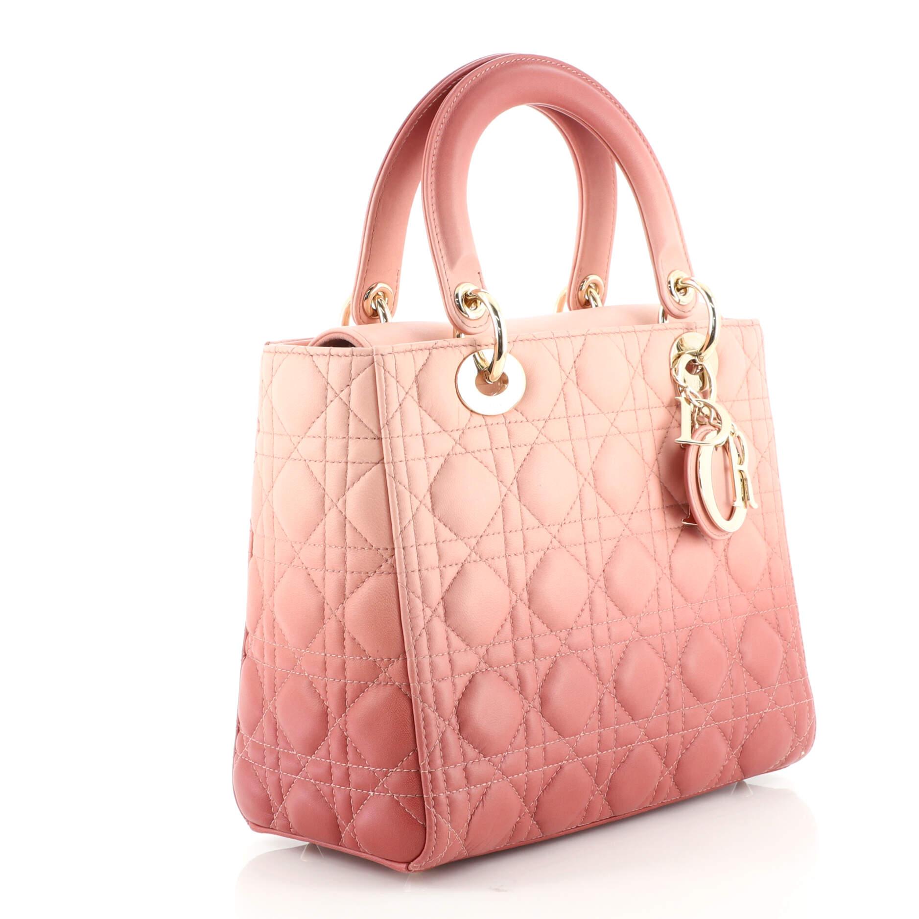 christian dior pink bag
