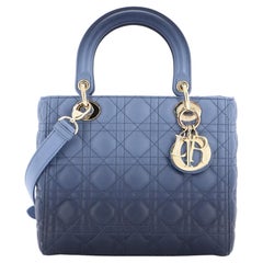 Christian Dior Lady Dior Bag Cannage Quilt Gradient Lambskin Medium