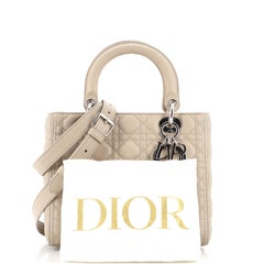 Christian Dior Lady Dior Tasche Cannage aus genarbtem Kalbsleder Medium