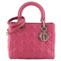 Christian Dior Lady Dior Bag Cannage Quilt Lambskin Medium