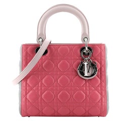 Christian Dior Lady Dior Bag Cannage Quilt Lambskin Medium