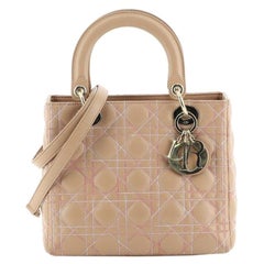 Christian Dior Lady Dior Bag Cannage Quilt Lambskin Medium