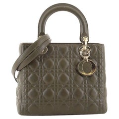 Christian Dior Lady Dior Bag Cannage Quilt Lambskin Medium