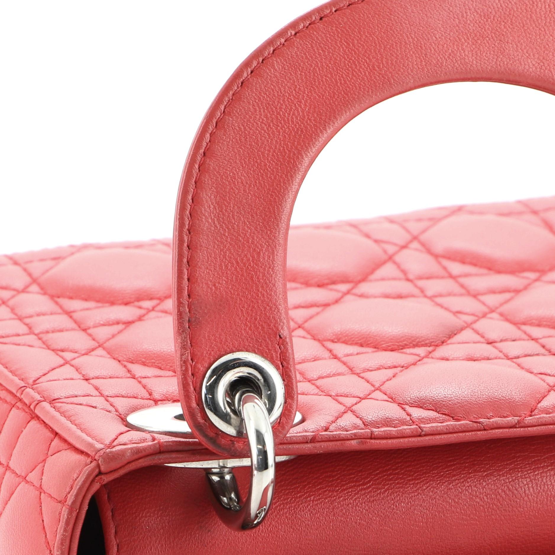Christian Dior Lady Dior Bag Cannage Quilt Lambskin Mini 1