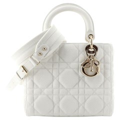 Christian Dior Lady Dior Bag Cannage Quilt Mesh Medium