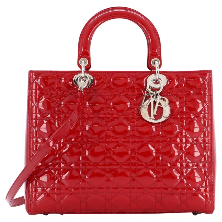 Mini Lady Dior Couture Hot Pink Sequin Bag For Sale at 1stDibs