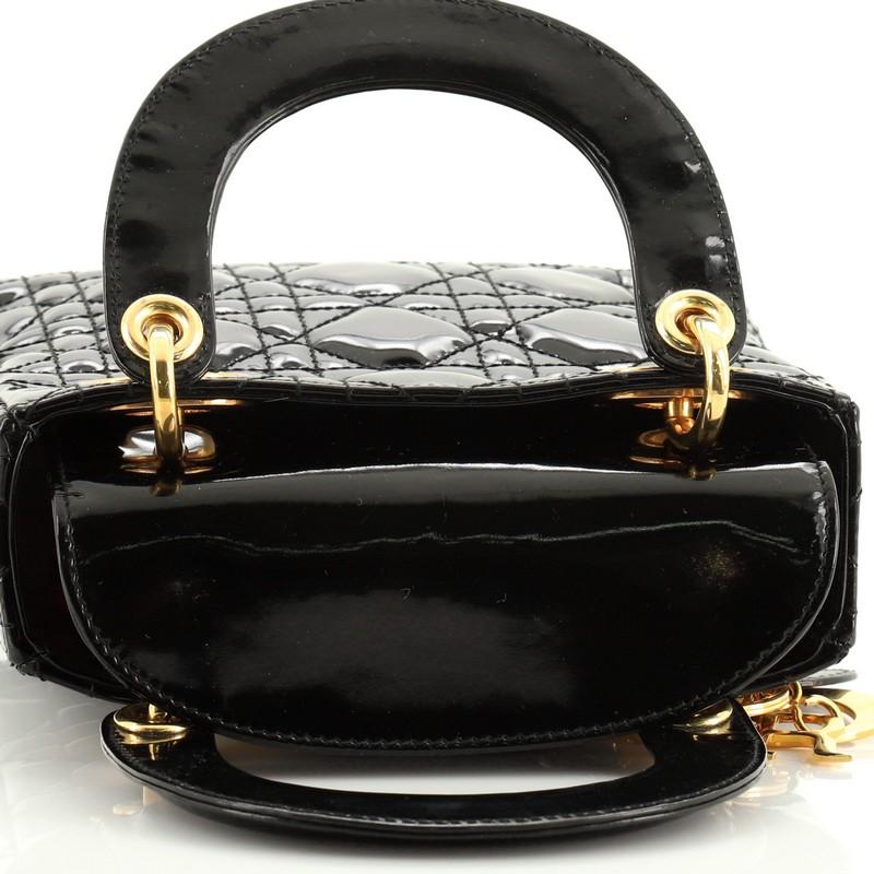Women's or Men's Christian Dior Lady Dior Bag Cannage Quilt Patent Mini