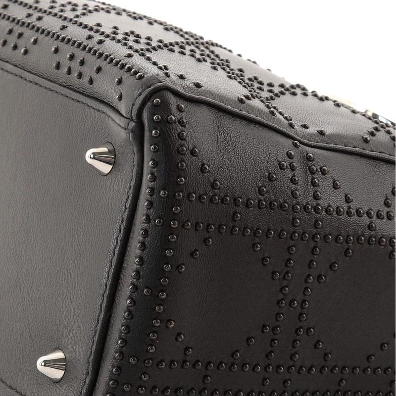 Christian Dior Lady Dior Bag Cannage Studded Leather Medium 1