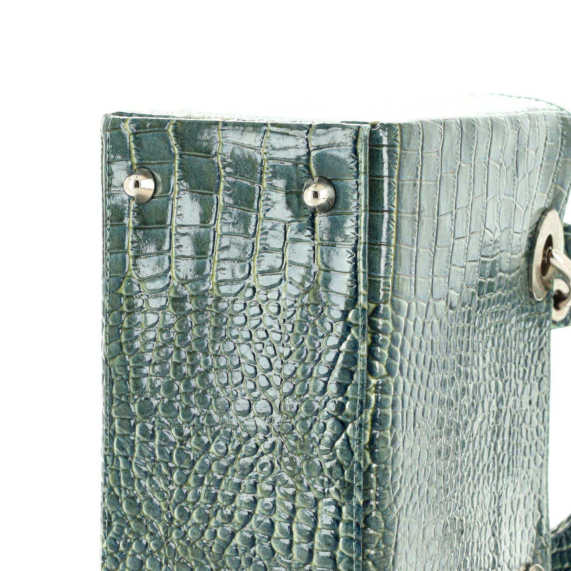 Christian Dior Lady Dior Bag Crocodile Medium 1