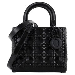 Christian Dior Lady Dior Bag Diamond Motif Cannage Calfskin Medium