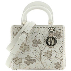 Christian Dior Lady Dior Bag Embroidered Calfskin Medium