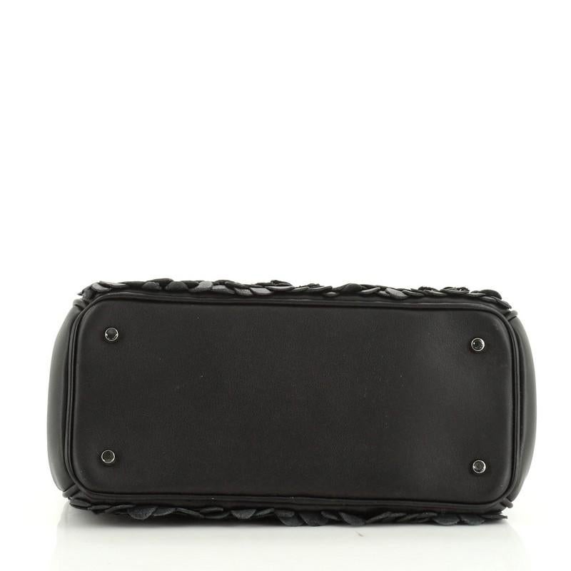 Christian Dior Lady Dior Bag Flower Embellished Leather Medium at