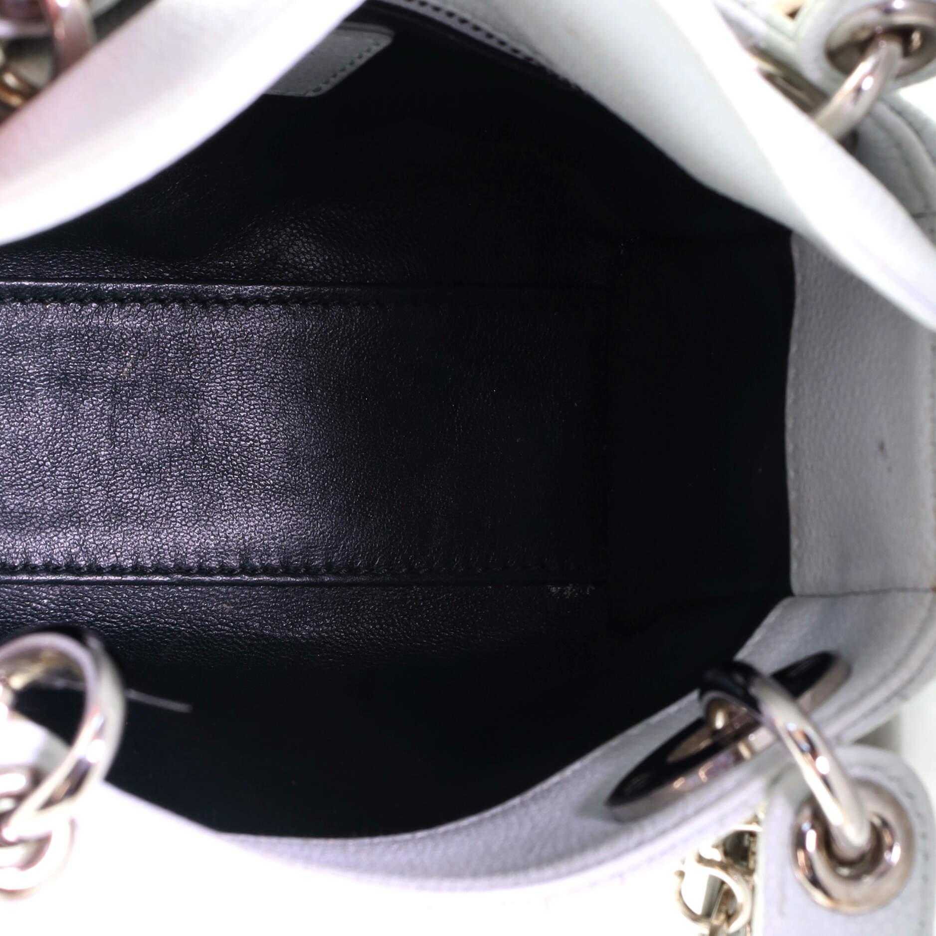 Christian Dior Lady Dior Tasche Genarbtes Kalbsleder Mini für Damen oder Herren