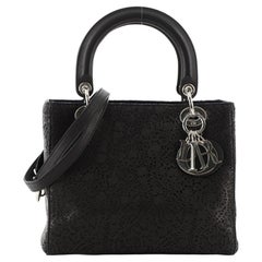 Christian Dior Lady Dior Bag Laser Cut Lace Medium
