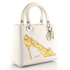 Christian Dior Lady Dior Bag Limited Edition Andy Warhol Printed Leather Medium