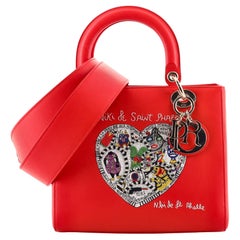 Christian Dior Lady Dior Tasche Limitierte Auflage Niki de Saint Phalle bestickt