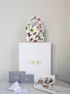 Christian Dior Lady Dior Bag Limited Edition Pixel Zodiac Printed Calfskin Min