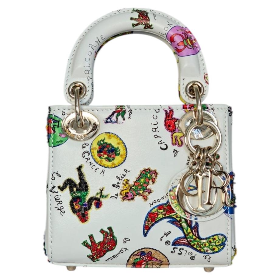 Mila Schon Grey Leather Top Handle Chain Flap Bag 673mil318 at