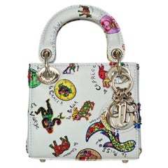Christian Dior Lady Dior Bag Limited Edition Pixel Zodiac Printed Calfskin Min
