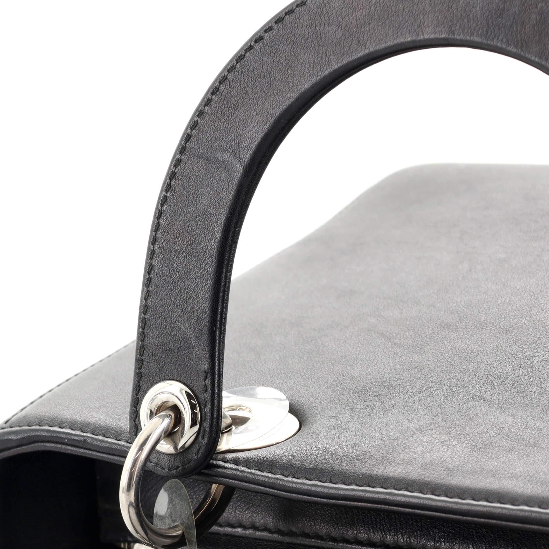 Christian Dior Lady Dior Bag Patch Embellished Leather Medium 3