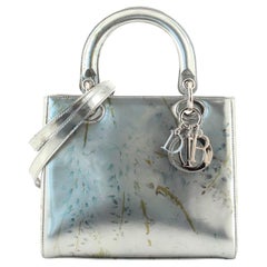 Christian Dior Lady Dior Bag Printed Leather Medium