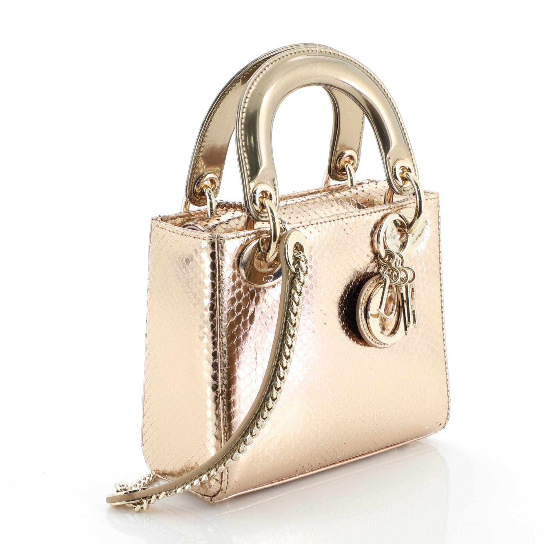 lady dior python bag price